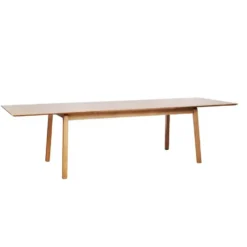 Eettafel Uitschuifbaar - Naturel Eiken - 95x190-290cm - Bari