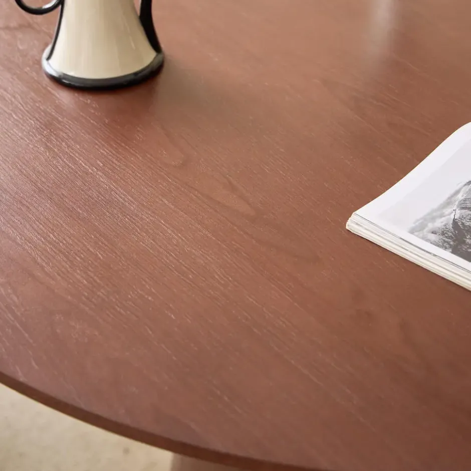 Eettafel voor 6 personen Rond Hout