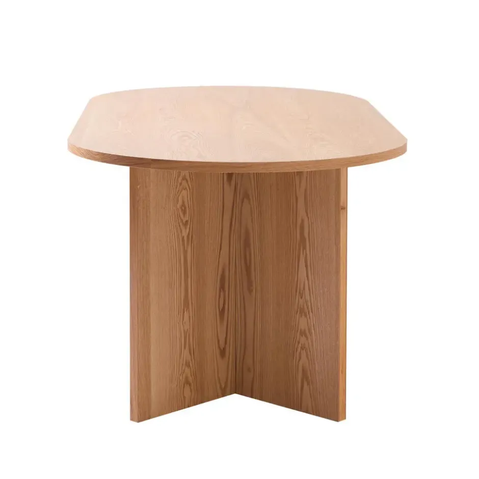 Eettafel voor 6 personen van grenen 180