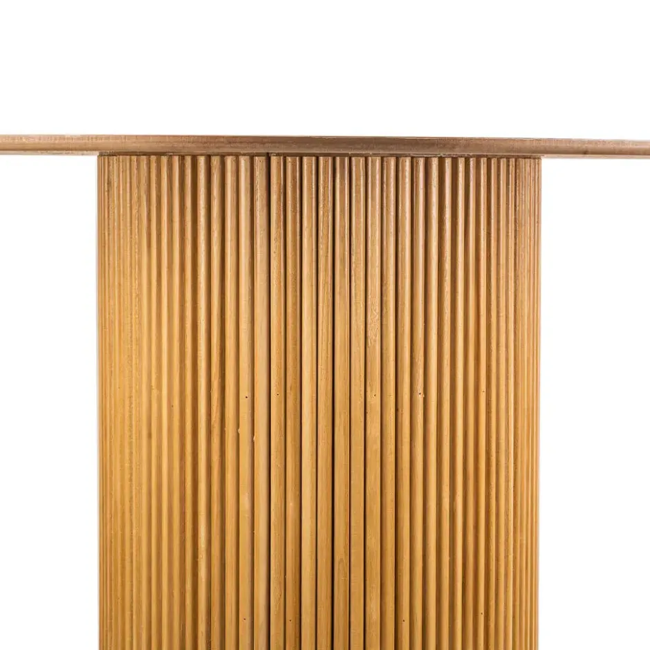 Eettafel voor 6 personen van massief grenen D120