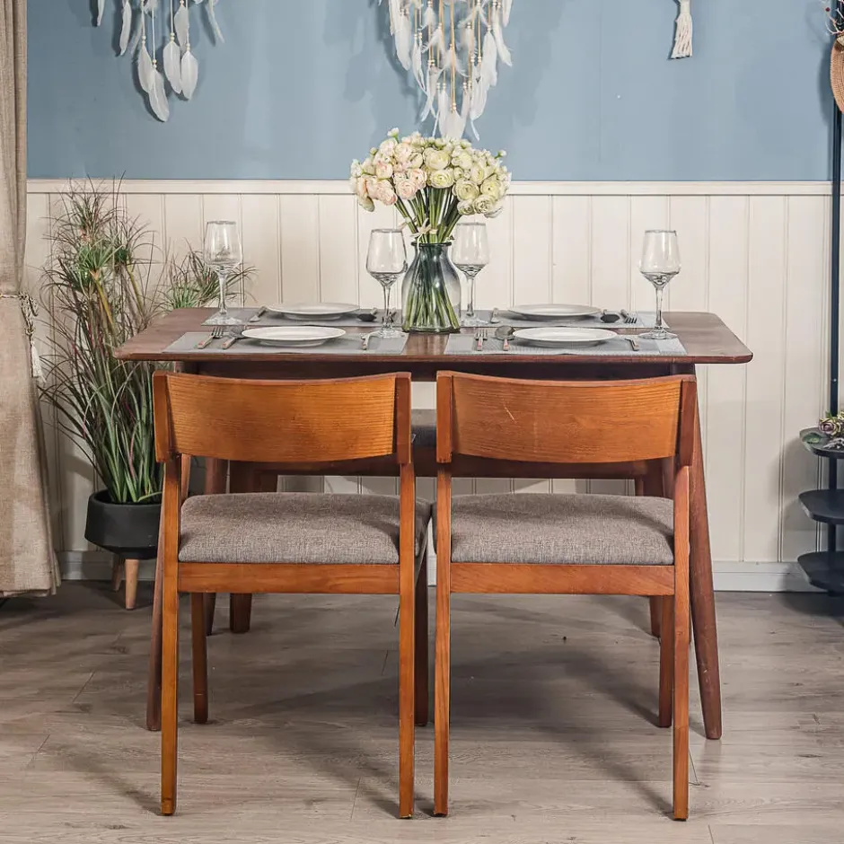 Eettafel voor 4 personen van massief grenenhout L120