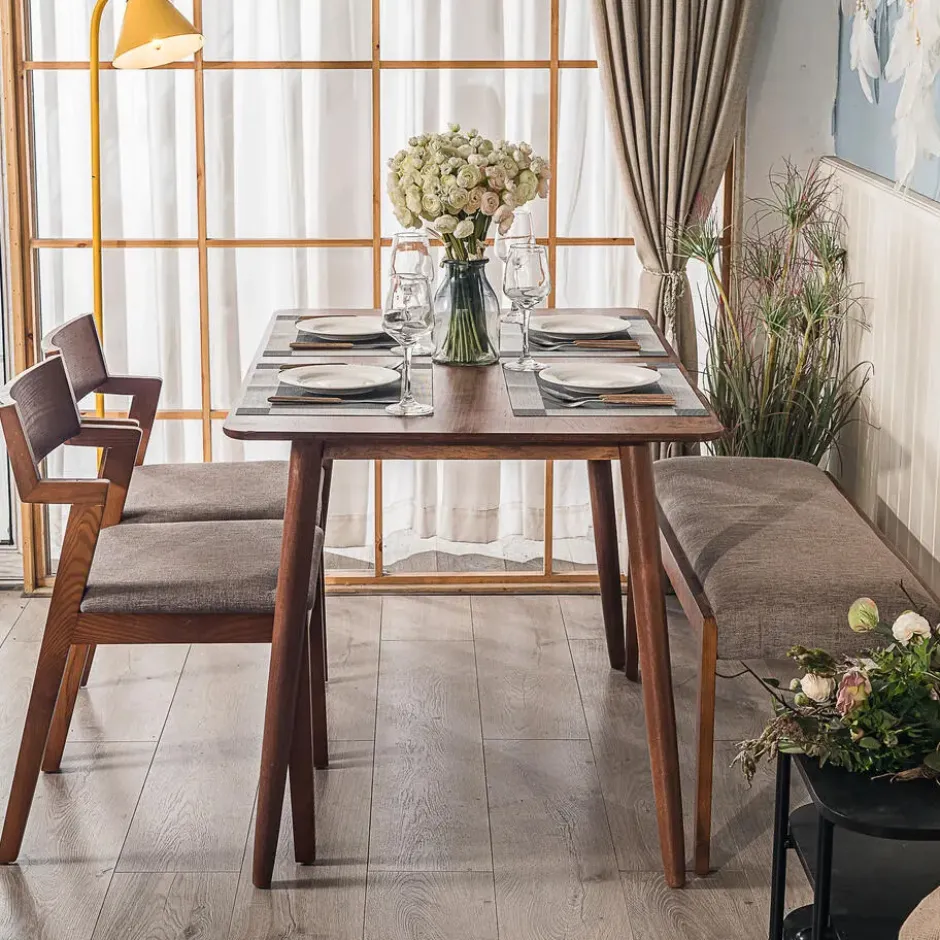 Eettafel voor 4 personen van massief grenenhout L120