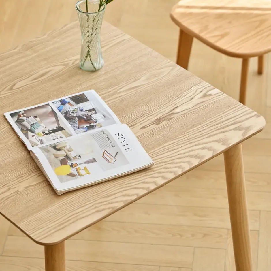 Eettafel voor 4 personen van massief grenenhout L75