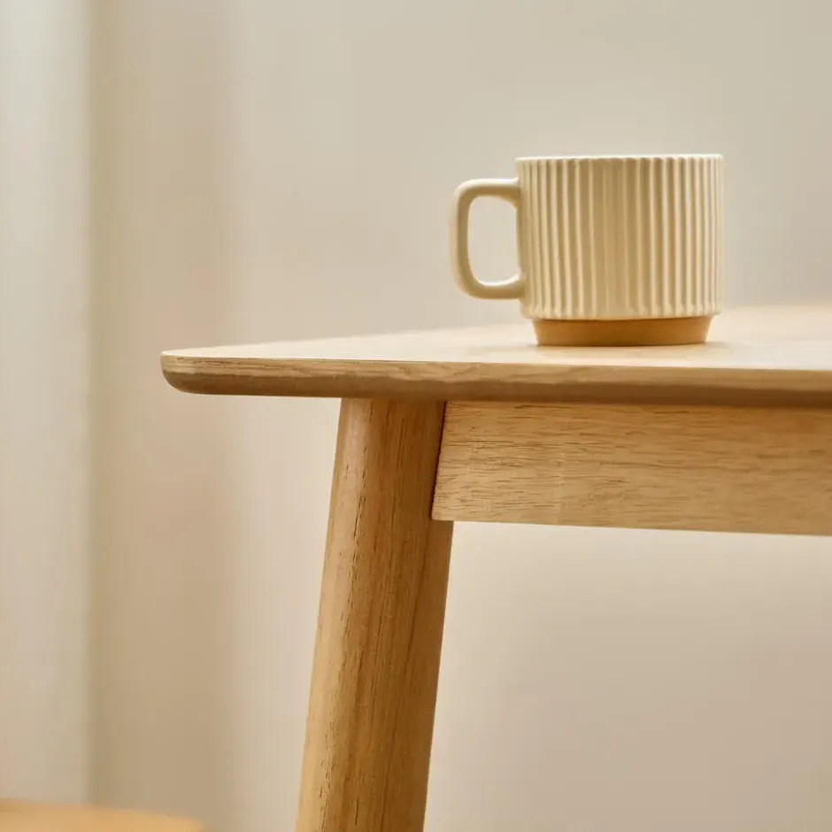 Eettafel voor 4 personen van massief grenenhout L75