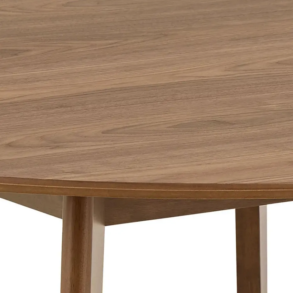 Eettafel Walnoot Rond - 140x140x76cm - Levi