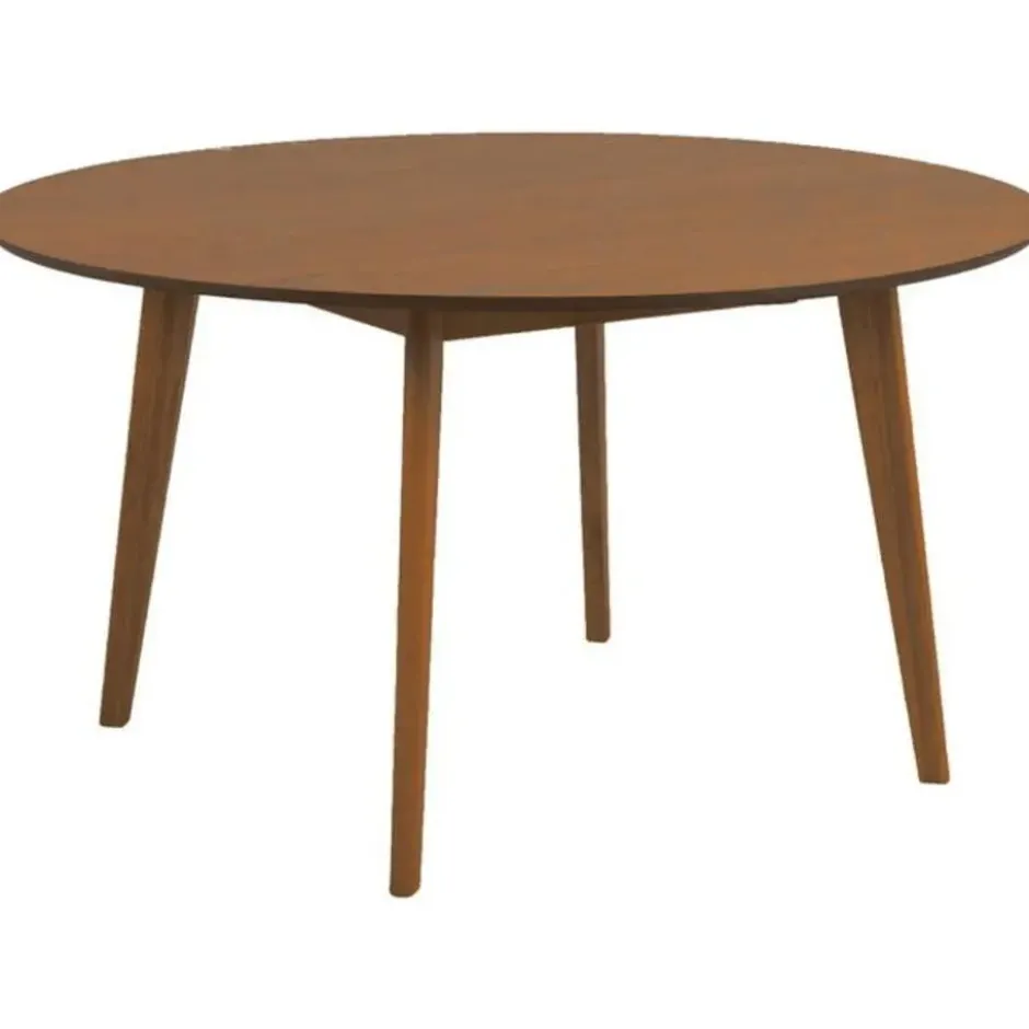 Eettafel Walnoot Rond - 140x140x76cm - Levi