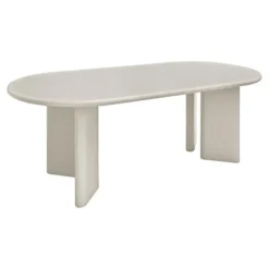 Eettafel Zand - Deens Ovaal - 220x100x75cm - Nagano