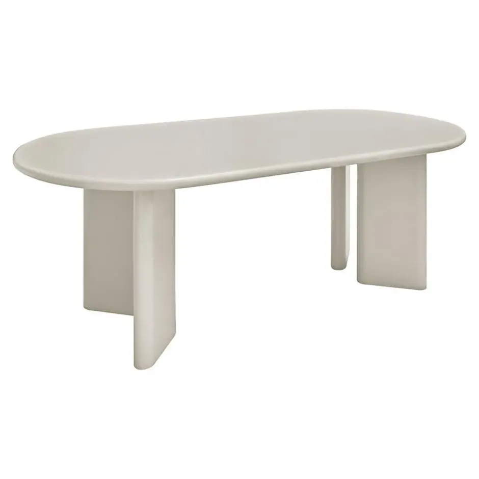 Eettafel Zand - Deens Ovaal - 220x100x75cm - Nagano
