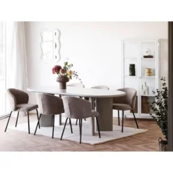 Eettafel Zand - Deens Ovaal - 220x100x75cm - Nagano