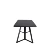 Eettafel Zwart Hout - 180x90x75cm - Marina