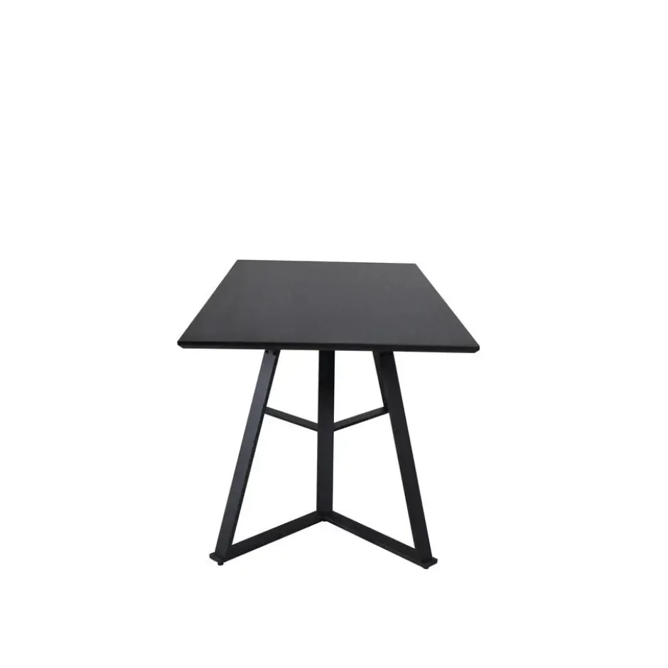 Eettafel Zwart Hout - 180x90x75cm - Marina