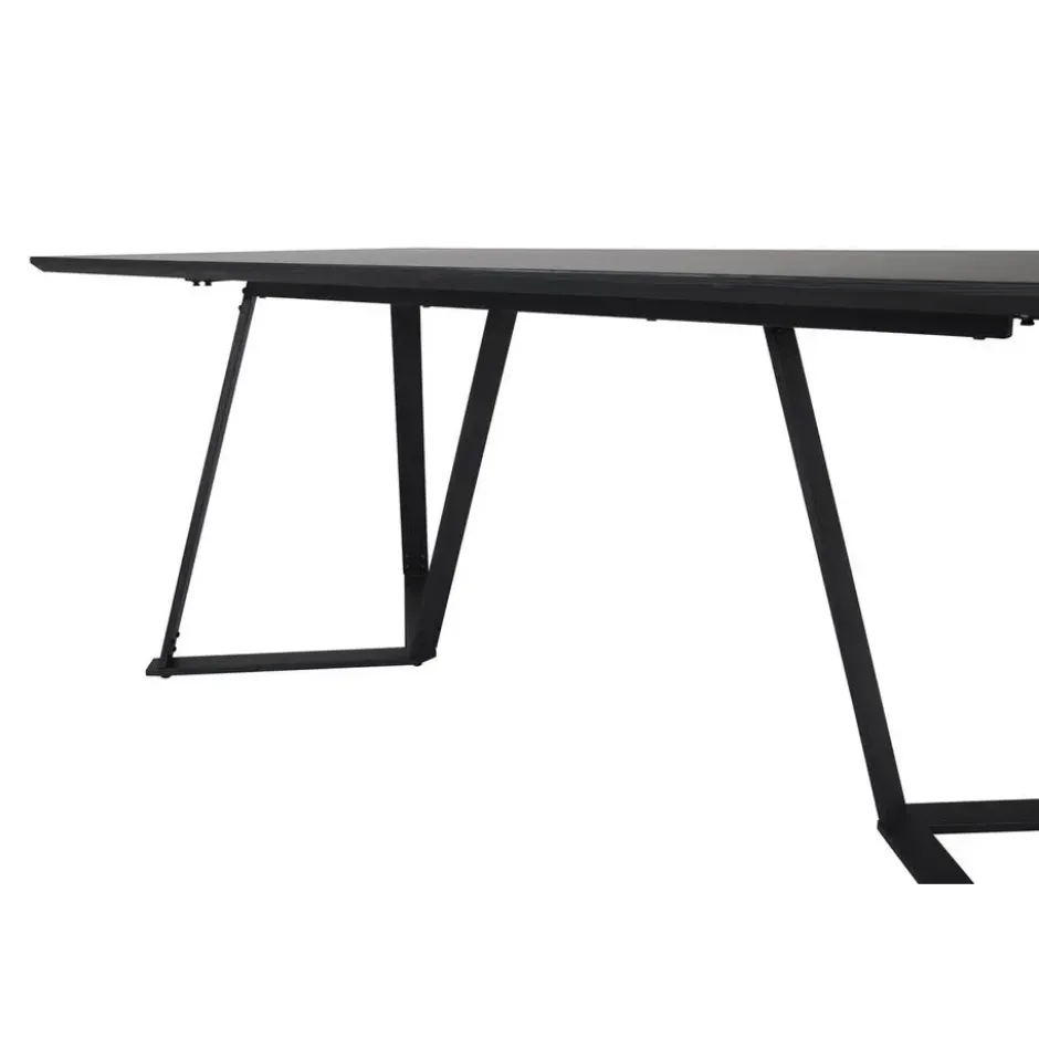 Eettafel Zwart Hout - 180x90x75cm - Marina