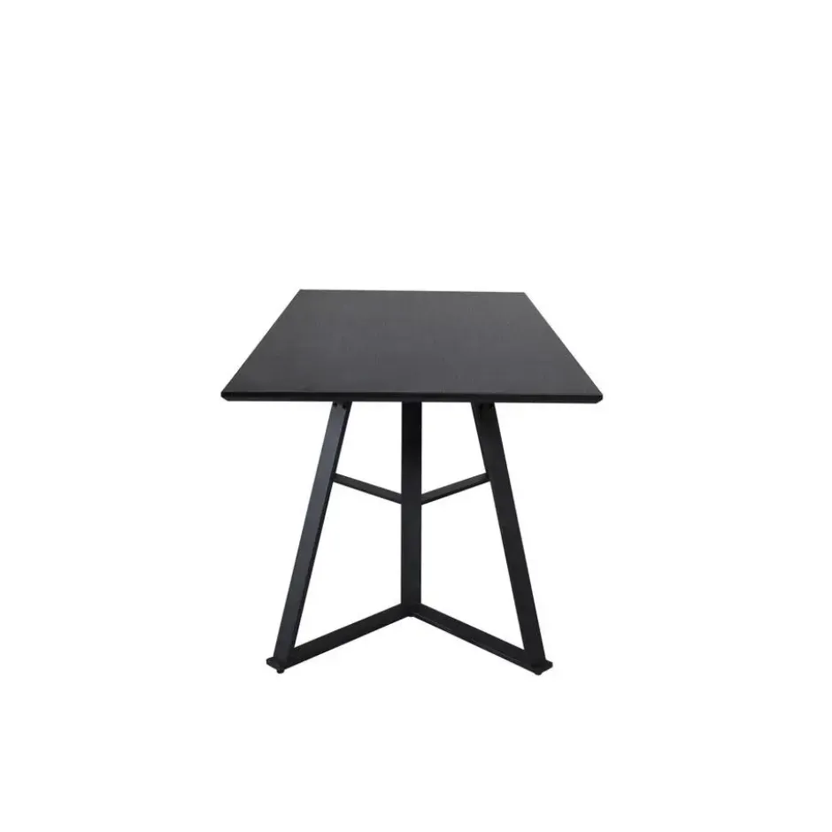 Eettafel Zwart Hout - 180x90x75cm - Marina