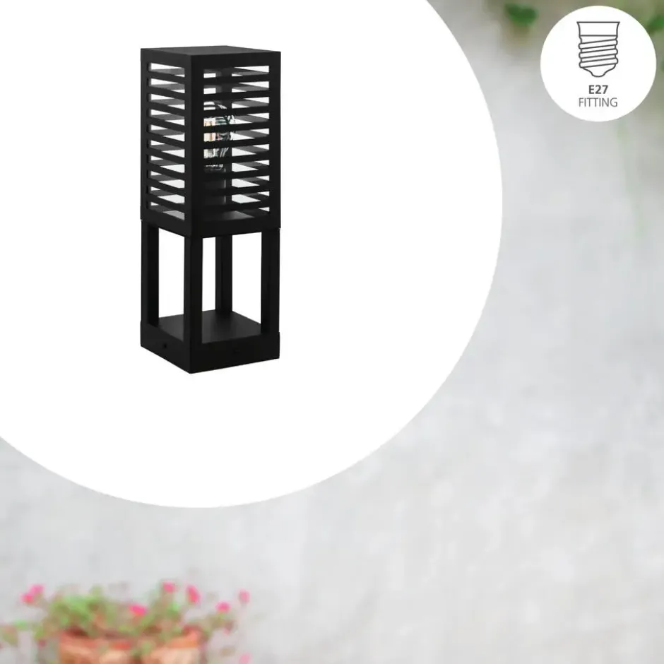 EGLOAlamonte3SokkellampBuiten-E27-45cm-Zwart