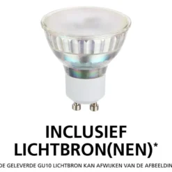 EGLO Barbotto Vloerlamp - GU10 - 136,5 cm - Zwart/Bruin - Staal
