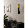 EGLO Barbotto Wandlamp - 1-lichts - GU10 - 39 cm - Zwart/Goud