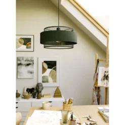 EGLO Bazely Hanglamp - E27 - 40 cm - Zwart