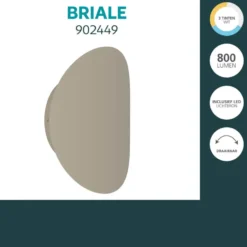 EGLO Briale Wandlamp buiten - LED - Zand