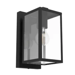 EGLOBudroneWandlampBuiten-E27-27cm-Zwart