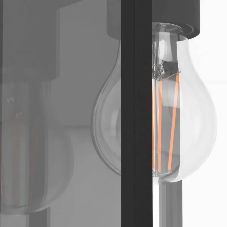 EGLOBudroneWandlampBuiten-E27-27cm-Zwart