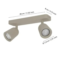 EGLO Camaldoli Opbouwspot - GU10 - Zand