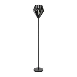 EGLO Carlton 5 Vloerlamp - E27 - 152,5 cm - Zwart
