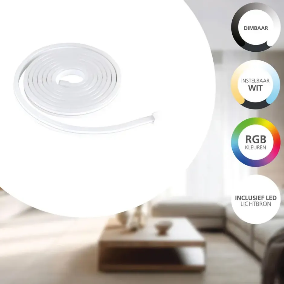 EGLO connect.z Neon Stripe Z LED Strip - 300 cm - Instelbaar RGB