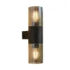 EGLO Cropani Wandlamp buiten - E27 - Zwart/Grijs