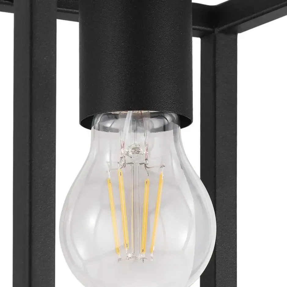 EGLO Eldrick Plafondlamp - E27 - 20 cm - Zwart