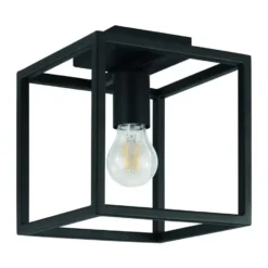 EGLO Eldrick Plafondlamp - E27 - 20 cm - Zwart