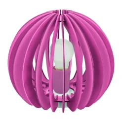 EGLO Fabella Tafellamp - E27 - Hout - Wit/Roze