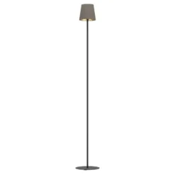 EGLO Fiorana Vloerlamp - E14 - Hoogte 140,5 cm - Zwart/Cappucino/Goud