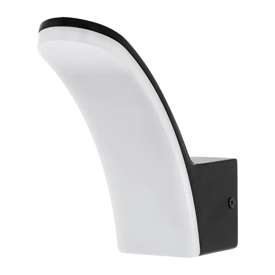 EGLO Fiumicino Wandlamp - LED - 7 cm - Zwart