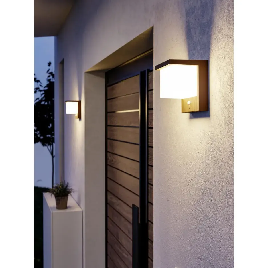 EGLO Frigento Wandlamp buiten - LED - Roestbruin
