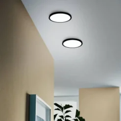 EGLO Fueva Flex - LED - Zwart - 22.5cm - 4000K - flexibele montage