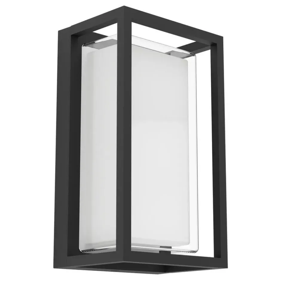 EGLO Genovese Wandlamp buiten - LED - Zwart