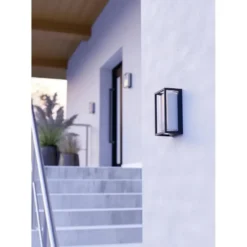 EGLO Genovese Wandlamp buiten - LED - Zwart