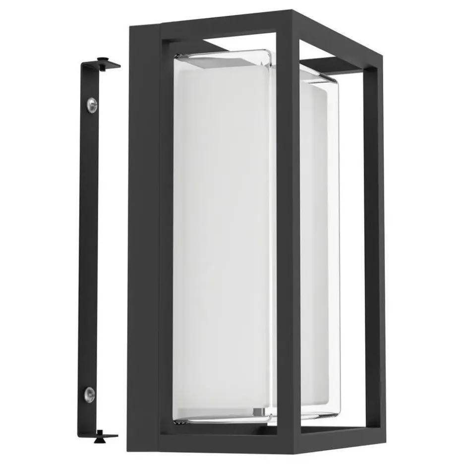 EGLO Genovese Wandlamp buiten - LED - Zwart