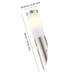 EGLO Helsinki Wandlamp - E27 - 7.5 cm - RVS