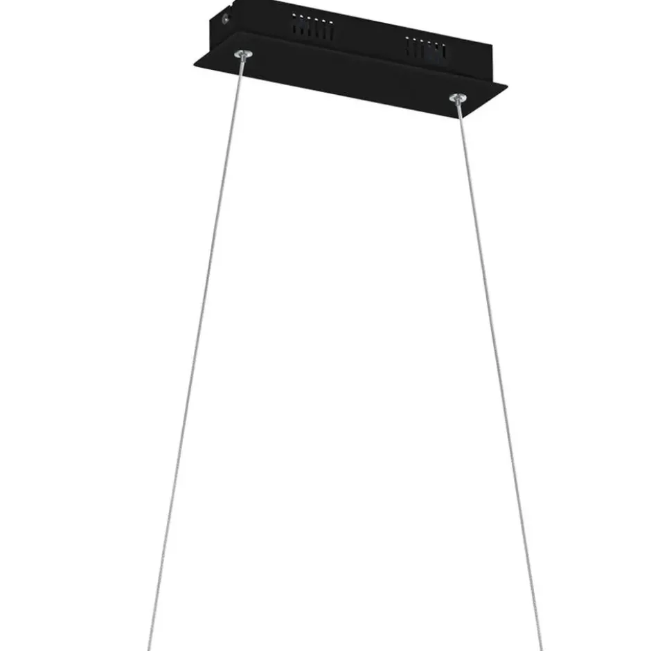 EGLO Lasana 3 Hanglamp - LED - 98,5 cm - Zwart/Wit