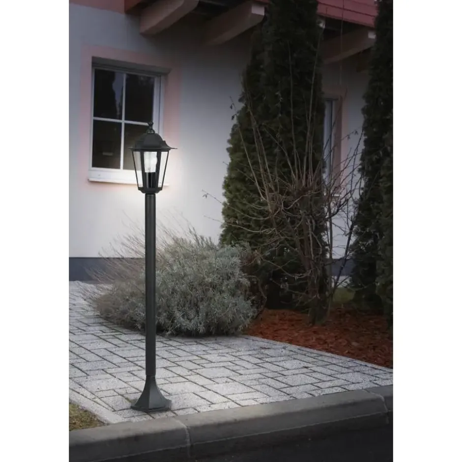 EGLO Laterna 4 Sokkellamp - Staande lamp - - E27 - 20.5 cm - Zwart