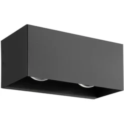 EGLOLesmoWandlampBuiten-LED-24cm-Zwart