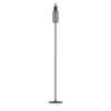 EGLO Majone vloerlamp - E27 - Smoke glas - 151 cm - Zwart