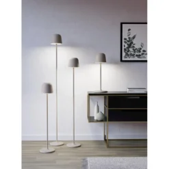 EGLO Mannera-L Staande lamp - USB-C - H 140 cm - Zand