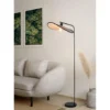 EGLO Marywell Vloerlamp - E27 - Hout - Zwart/Bruin