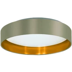 EGLO Maserlo 2 plafondlamp - 38cm - Goud, Taupe, Wit