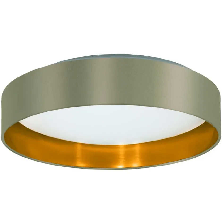 EGLO Maserlo 2 plafondlamp - 38cm - Goud, Taupe, Wit