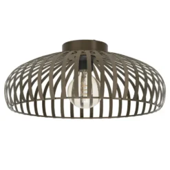 EGLO Mogano 3 Plafondlamp - E27 - Ø 43 cm - Brons - Staal