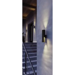 EGLO Montelauro Wandlamp buiten - LED - Zwart