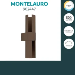 EGLO Montelauro Wandlamp buiten - LED - Roestbruin
